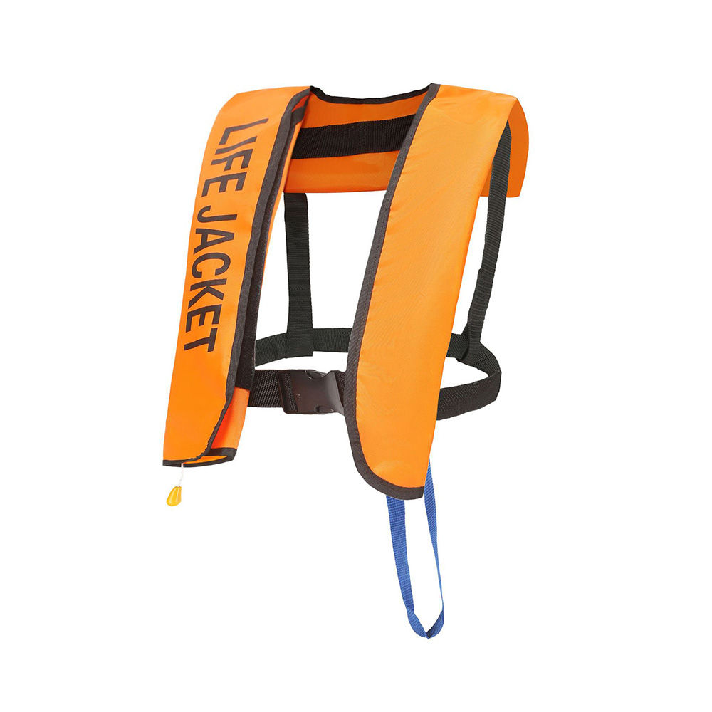 Chaleco salvavidas inflable automático, chaleco salvavidas para natación, pesca, deportes acuáticos, surf, Kayak, rescate de esquí, chaleco salvavidas de seguridad: Naranja