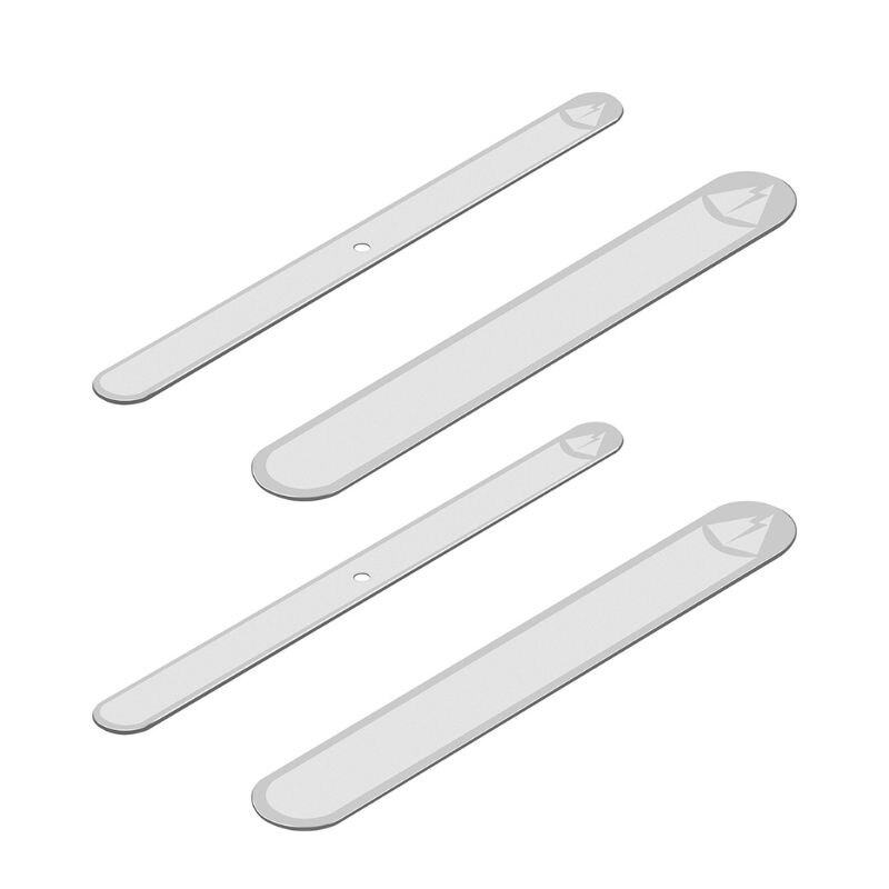 1 sæt selvklæbende magnetisk metalplade pen klistermærker cover holder greb til æble blyant 2nd tilbehør