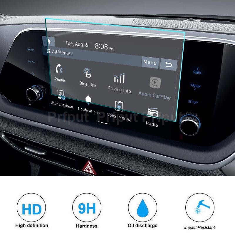 Tempered Glass Screen Protector For Kia Sonata DN8 8 Inch Car infotainment Multimedia Radio GPS Interior Sticker