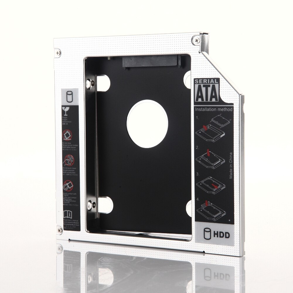 12,7mm 2 ° disco duro SSD adaptador de Caddy de Bahía óptica para Apple SuperDrive 27 "25" 21" pulgadas iMac DVD a finales de , , ,