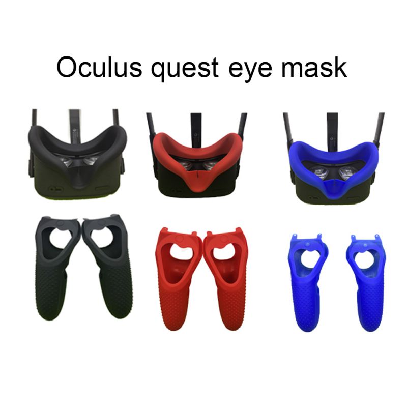 Beschermende VR Siliconen Grip Cover Gezicht Cover Pad Voor Oculus Quest/Rift S Oogmasker Protector