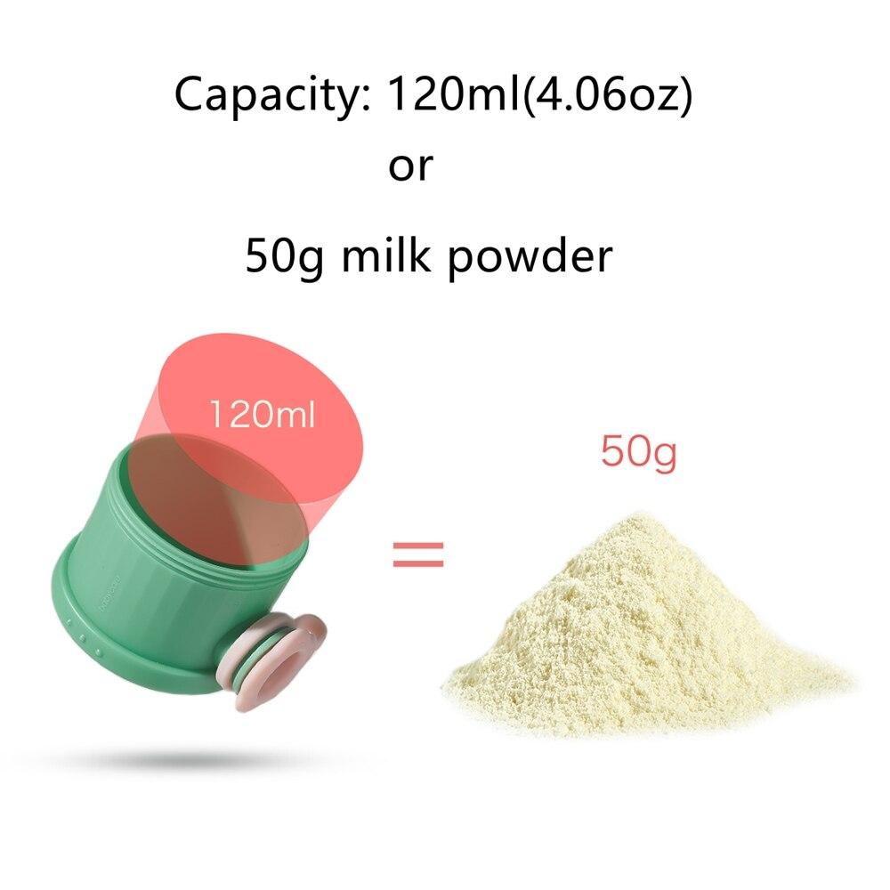 Bc babycare free splicing baby mjölkpulver formel dispenser stapelbar småbarn mjölkpulver formel behållare snacks förvaring
