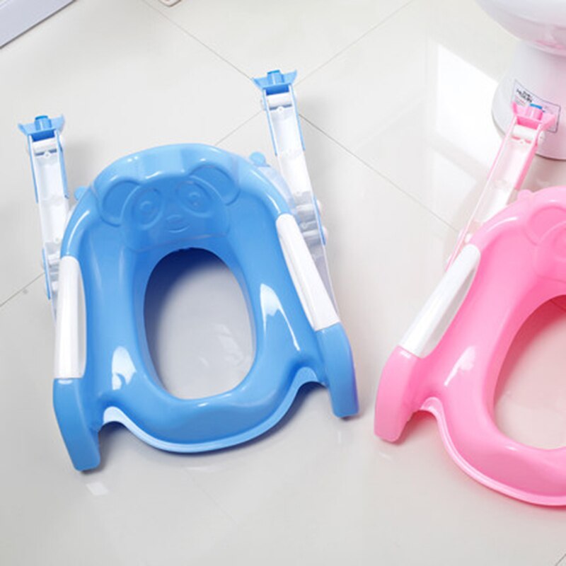 2 Colors Baby Potty Training Seat Children's Potty Baby Toilet Seat With Adjustable Ladder Infant Toilet Training Folding Seat