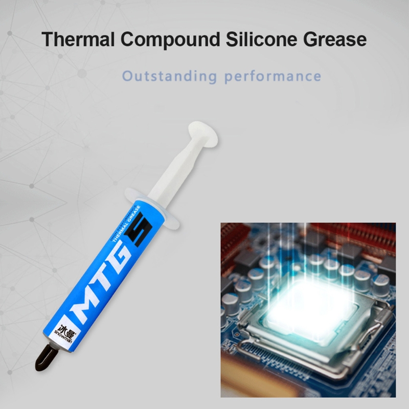 MTG5 / MTG10 CPU GPU Thermal Paste Heatsink Paste High Performance Thermal Compound for All Coolers High Durability