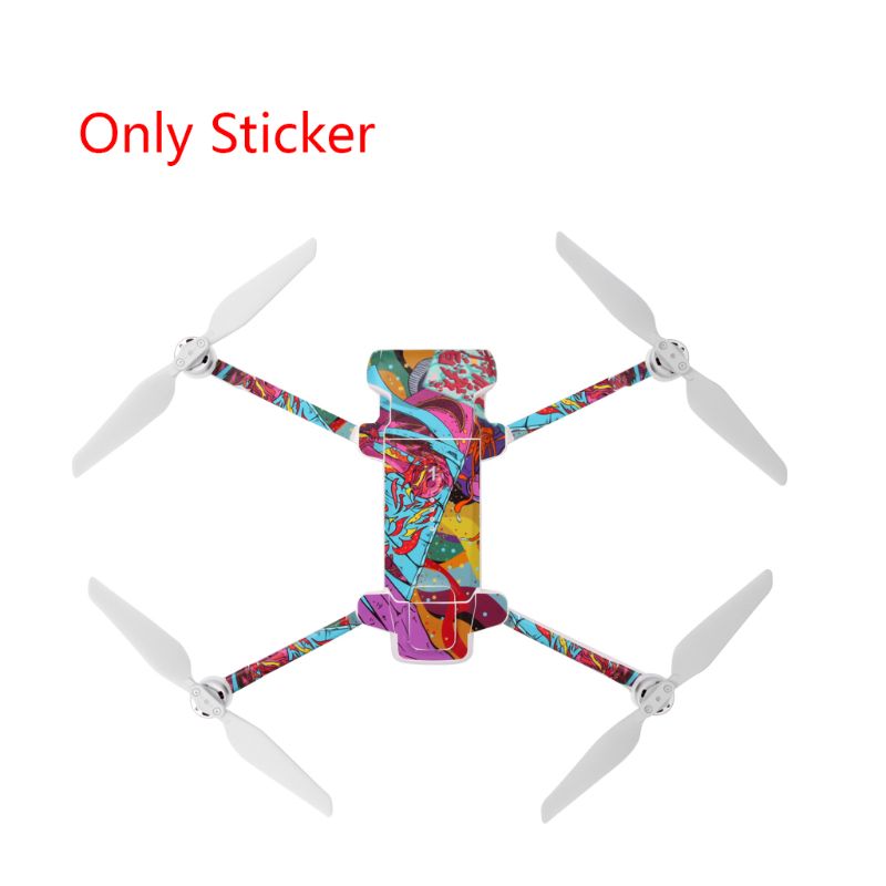 PVC Waterproof Sticker for Xiaomi Fimi X8 SE Drone Skin Protector Accessory 1 Set: B