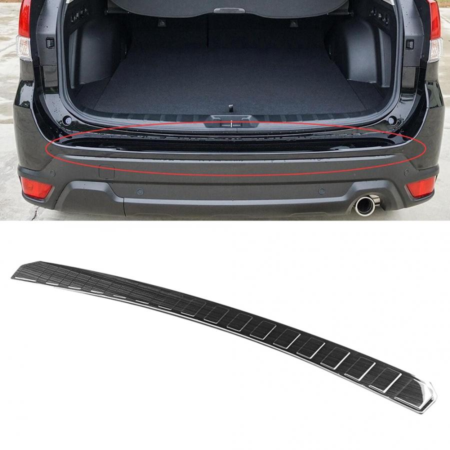Auto Achter Outer Bumper Kofferbak Guard Cover Fit voor Subaru Forester SK Rvs Achter Outer Kofferbak Cover