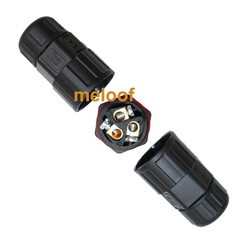 IP68 electrical cable waterproof connector 2 Pin 3 Pin 4 Pin 5 Pin Terminal Adapter Wire Connector Screw Pin LED Light connector