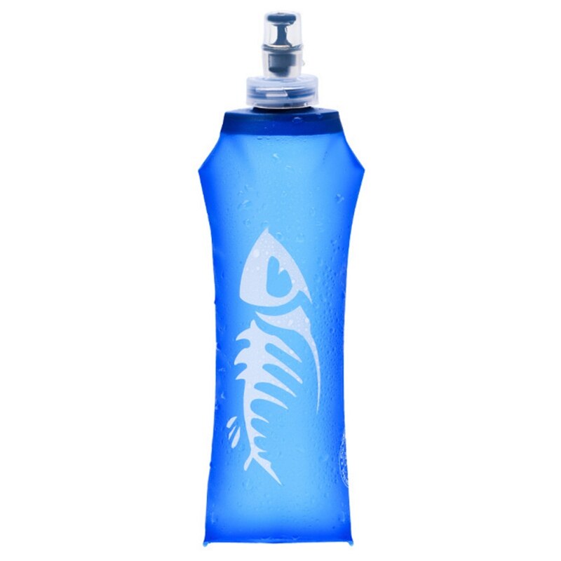 250/500Ml Sport Tpu Inklapbare Vouwen Zachte Fles Water Zak Fles Water Cup Waterkoker Hydratatie Pack Blaas Water reservoir
