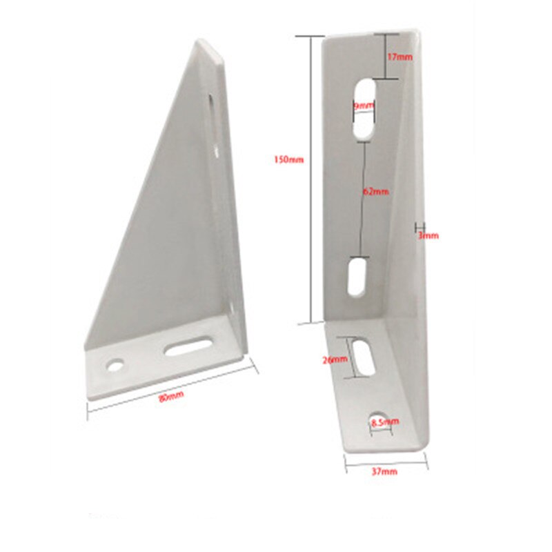 30/40 Profilo in Alluminio industriale Triangolare Codice Guardrail base Industriale Profilo in Alluminio Fisso Codice Angolo di Connettore