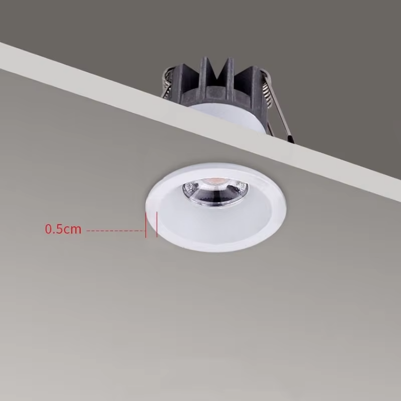 Mini foco LED regulable, luz de techo antideslumbrante COB, luz empotrada para dormitorio, cocina, vitrina de vino, luz de exhibición