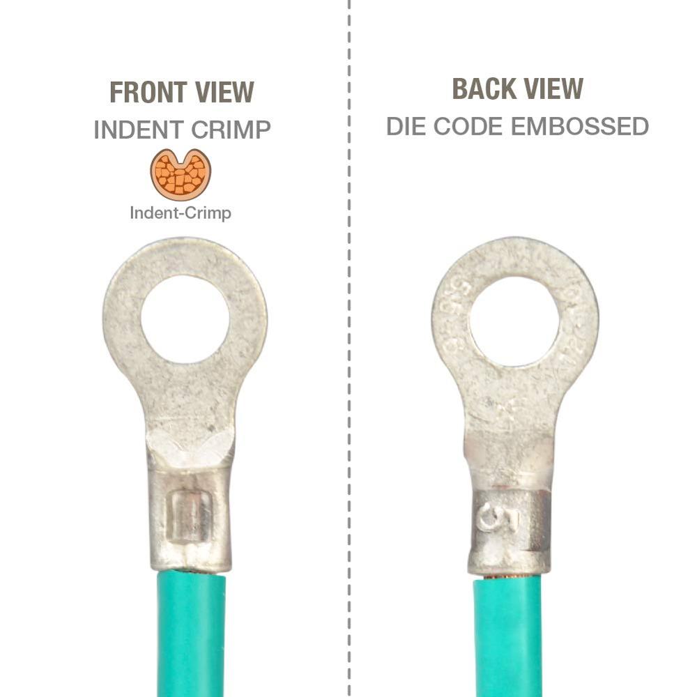 IWISS IWS-16 Ratchet Crimping Tool for Non-Insulated Terminals from AWG 22-6 with Polished Jaw crimping pliers