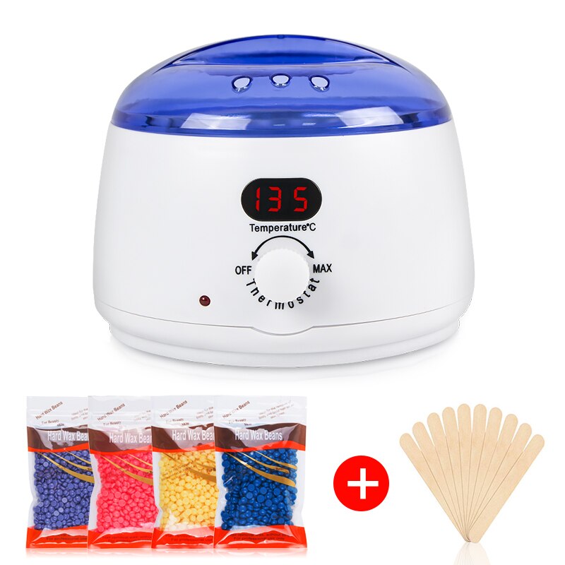 500CC Wax Smelt Machine Set Waxen Kit Wax Pot Lcd Epilator Ontharen Wax Smelter Ontharing Machine Calentador De Cera