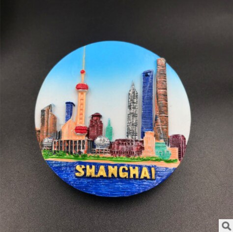 Świat turystyka lodówka pamiątkowy magnes malediwy Los Angeles Shanghai Harbin lodówka z żywicy naklejki dekoracja kuchenna pomysły na prezenty: 8