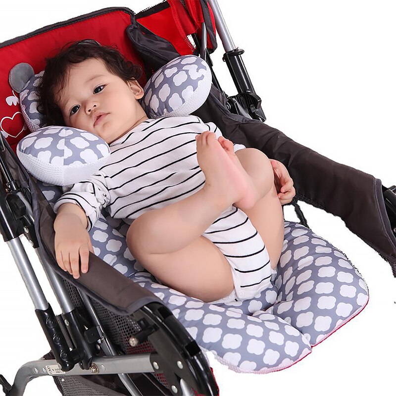 Baby Kinderwagen Sitz Weiche Baumwolle Art Warenkorb matt Bequeme Kleinkind Kissen Buggy Pad Für Babyprams Kinderwagen Zubehör
