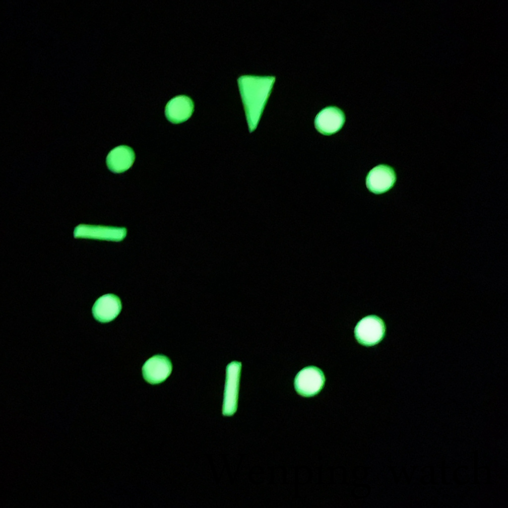 28.5mm Sterile Black Yellow Watch Dial Green Luminous Marks Fit NH35 Movement Automatic Watch Accessories