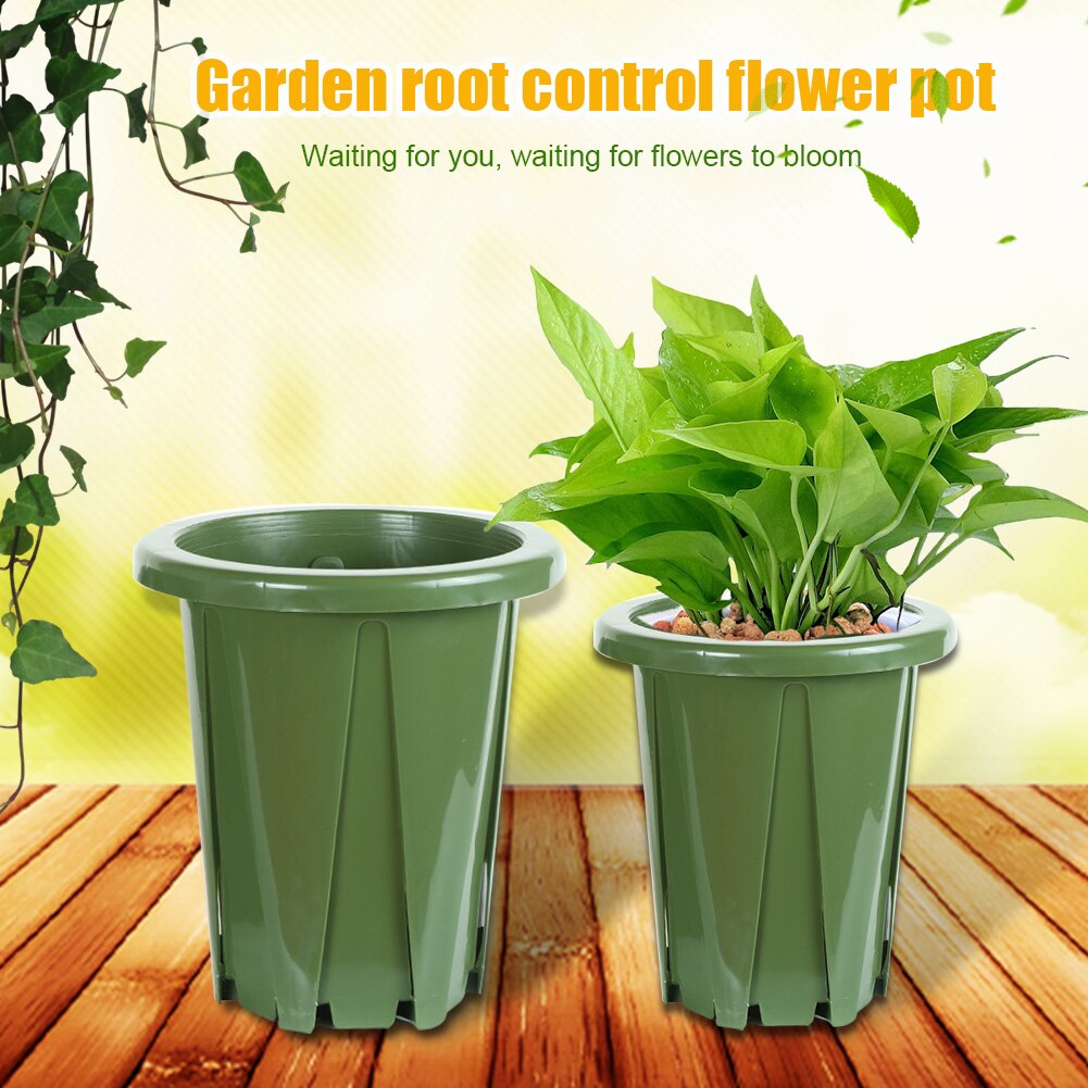 Plant Root Control Office Home Nursery Garden Decor Tree Indoor Outdoor Desk Flower Pot Corrosion Resistance Grow Container