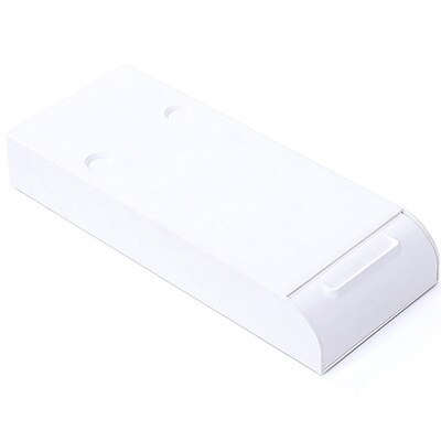Itseliimautuva muovinen laatikko työpöydän alle piilotettu kynäteline työpöydän tavaroiden järjestäjä säilytyslaatikon pidike kotelo 22.3 x 13.5 x 3.5cm: Pieni pieni koko