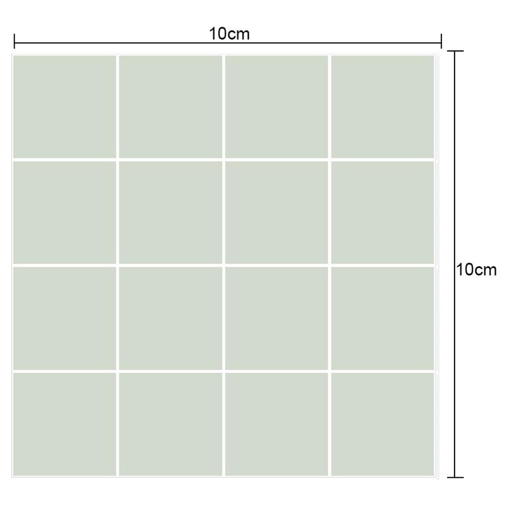 10pcs Waterproof Tiles Mosaic Sticker Kitchen Bath Toilet Adhesive Modern Simplicity Mildew-proof Moisture-proof PVC Wallpaper: MSC023 	