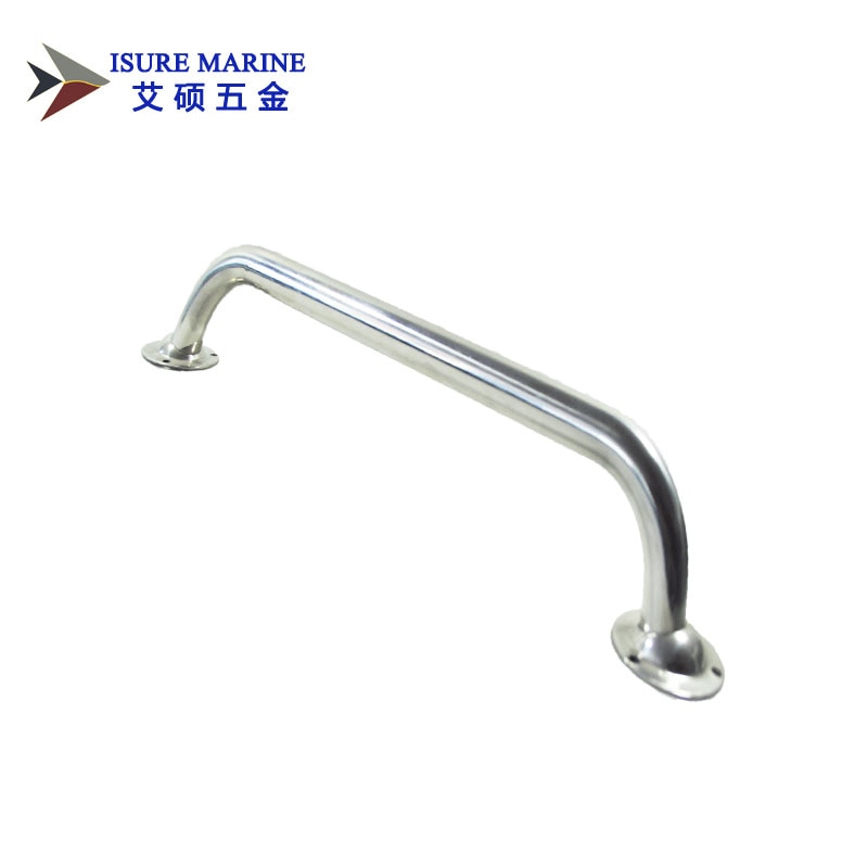 Stainless Steel Polished Rail Handle Handrail 400mm For Marine Boat