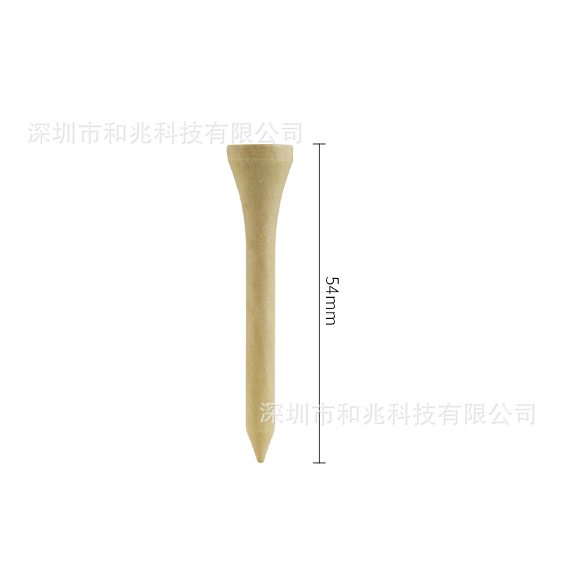 Golf-Tee-Schraubendreher-Set aus Holz, vier Größenoptionen für Golfball-Stollen, lose Packung, Holzschrauben aus China für das Golftraining: WHITE