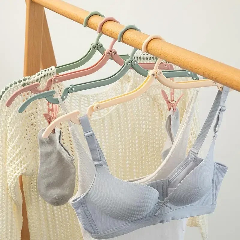 Multifunctional Folding Clothes Hanger Portable Clothes Hanger Foldable Drying Rack Space Saving Stand