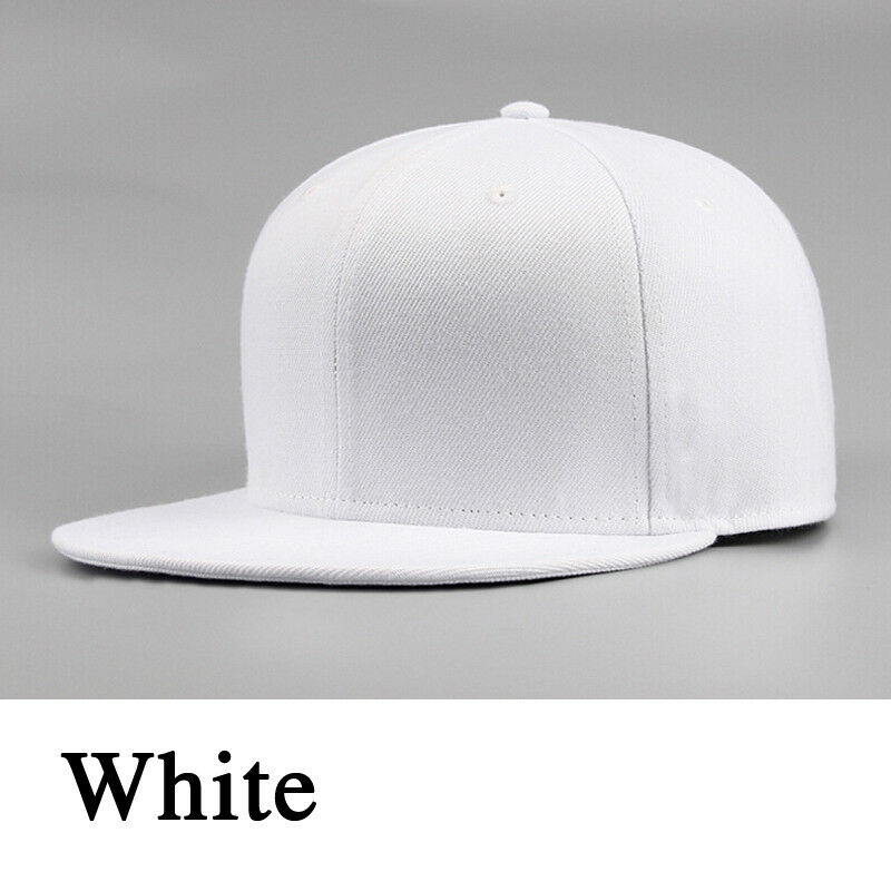 Ny sport baseball cap blank almindelig solid snapback golfbold street hat mænd kvinder