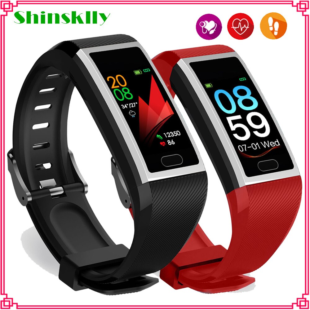 Smart Bracelet Blood Pressure Measurement Pedometer Fitness Tracker Watch Men Women Smart Band Waterproof For Android IOS xiaomi