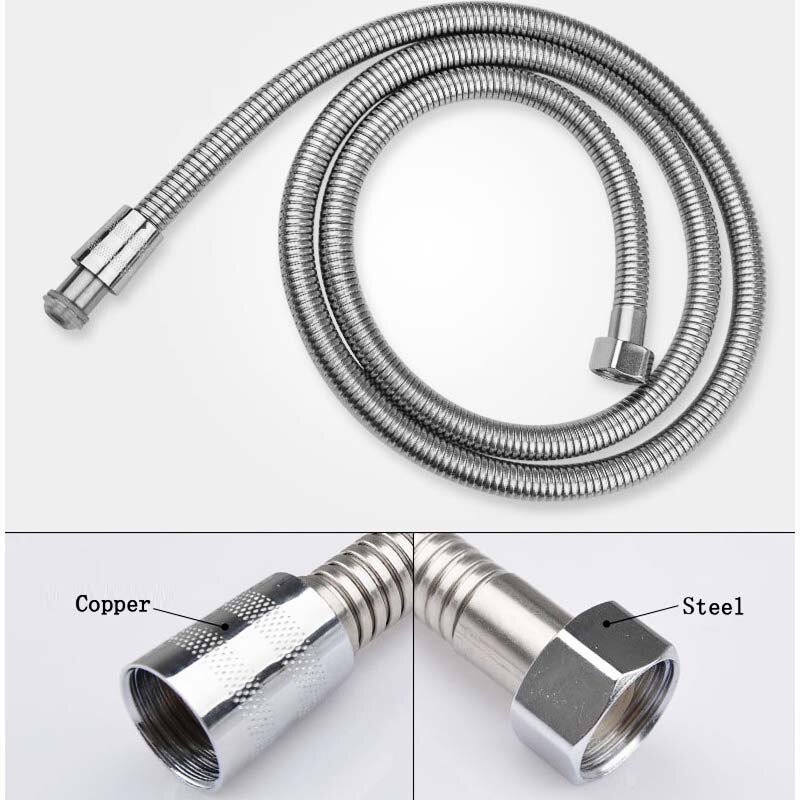 Wetips Bad Douchekop Hoge Drukverhoging Waterbesparing Beweegbare Ultradunne Douchekop Badkamer Rvs Douche Nozzle