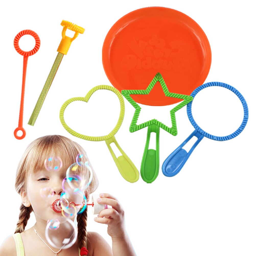 6Pcs/set Wand Tool Soap Bubble Concentrate Stick Soap Bubbles Bar Baby Toys Blowing Bubble For Outdoor Toy Funny Bubble: Default Title