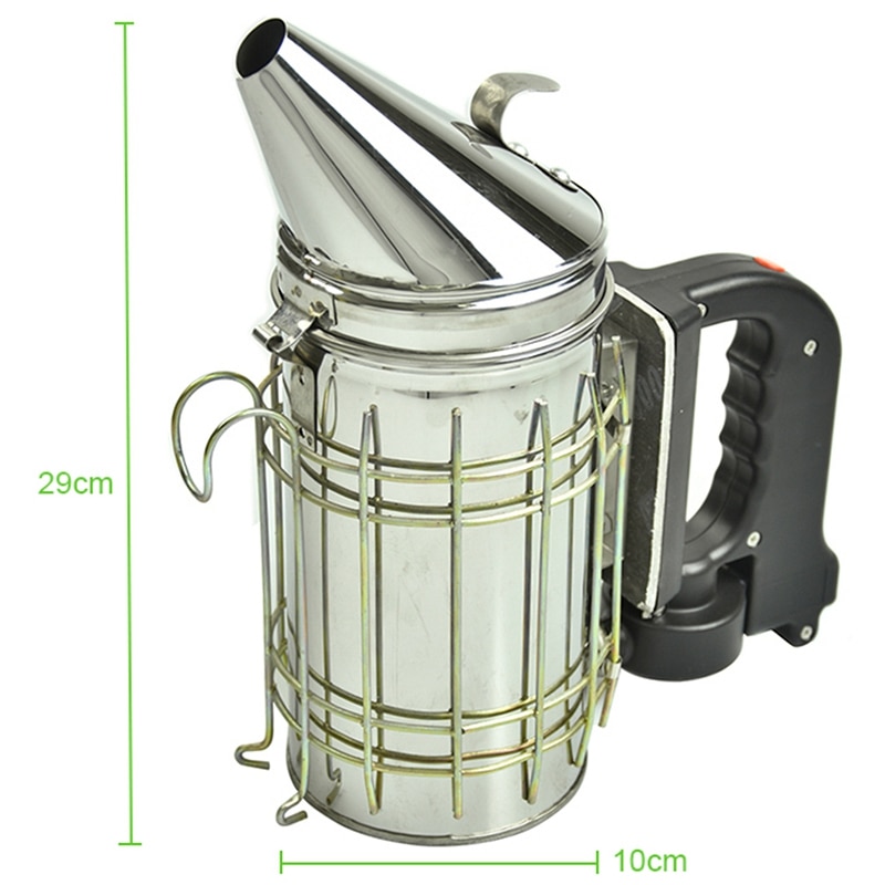 El mejor ahumador de abejas, ahumador eléctrico de apicultura para colmena, ahumador de abejas, Herramientas de apicultura Material duradero de acero inoxidable