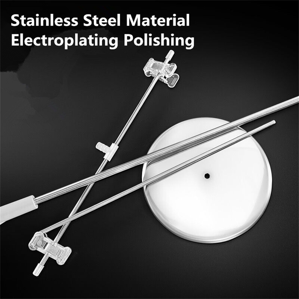 Adjustable Height Stainless Steel Pop Shelf Desk Table Top Advertising Poster Banner Hanging Clip Sign Holder Display Stand