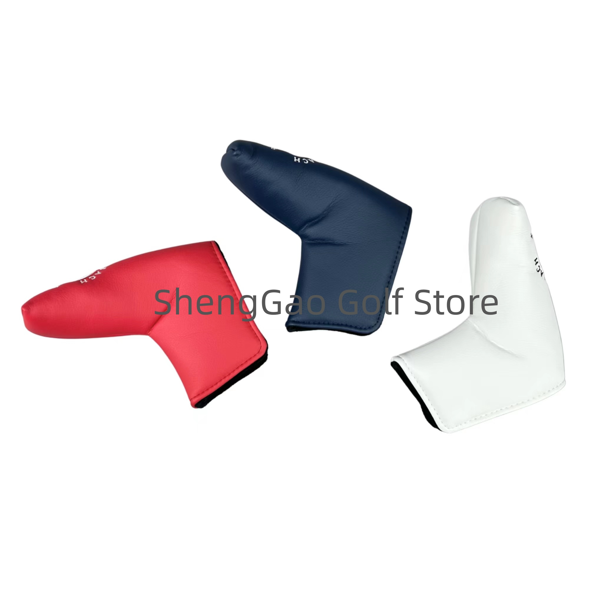 1pc Golf Putter Abdeckung PU Leder Verschluss Kiefer aufbringen Golf Verein Abdeckung Klinge Putter Abdeckung Schutz