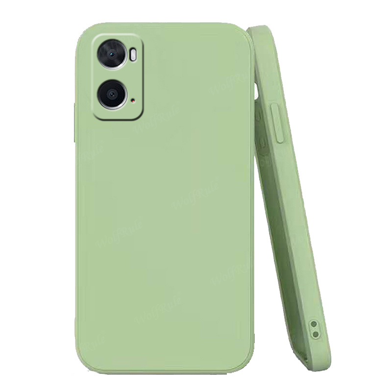 Funda blanda A prueba de golpes para OPPO A96, carcasa trasera de TPU para teléfono, 76, 36, 96, A76, A36, A96: Cuero / Verde