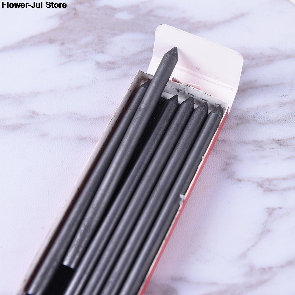 6 Pcs/box 5.6mm Charcoal / Graphite Pencil Lead Sketch Drawing Artist Mechanical Pencil Lead