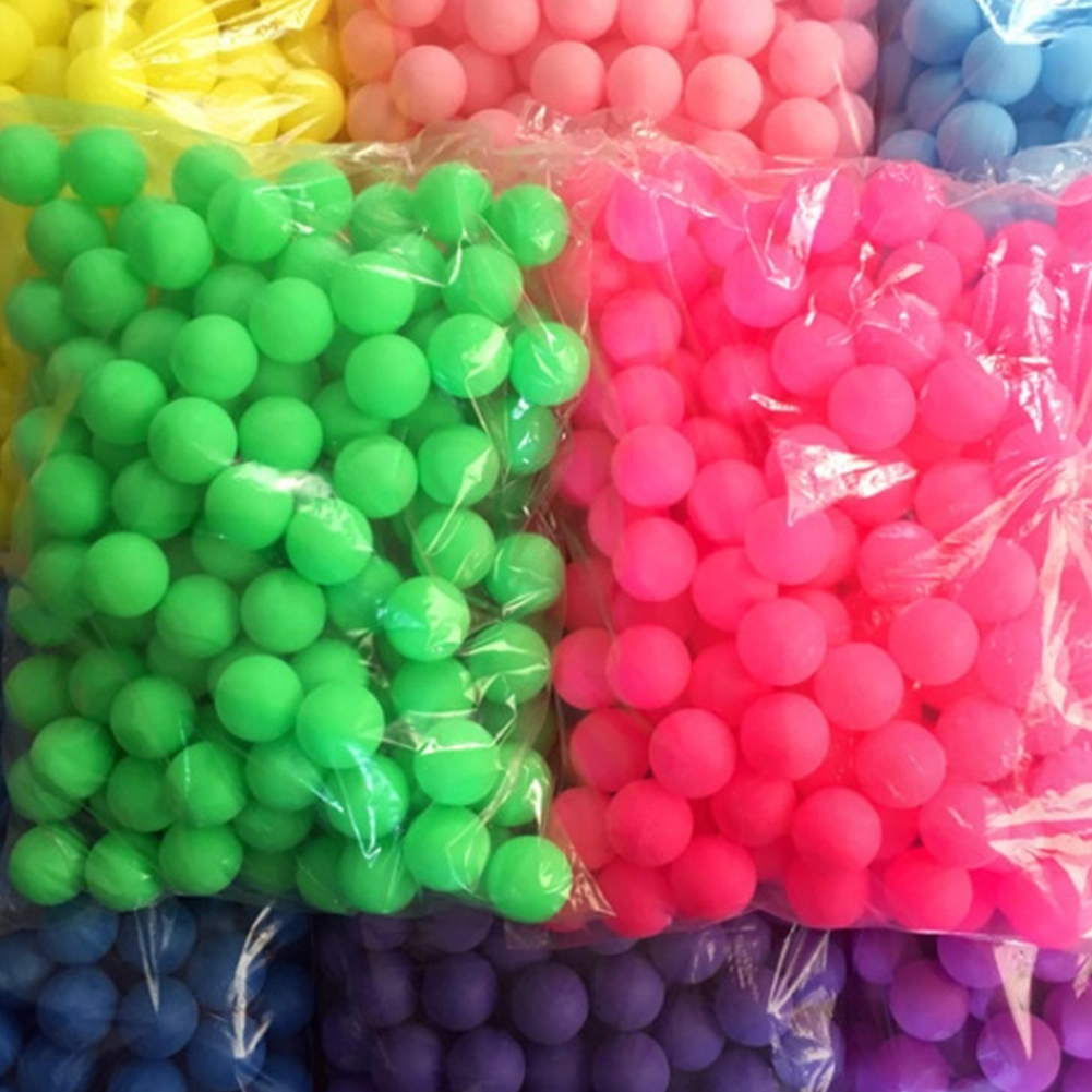 50 Uds. Bolas de colores lavables, pelotas de Ping Pong de 40mm, bolas multicolores para decoración de de cerveza, juegos competitivos