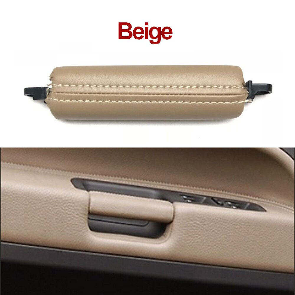 Interior Cars Accessories Leather Driver Door Handle Replacement For VW Volkswagen Touareg 2003 2004 2005 2006 2007