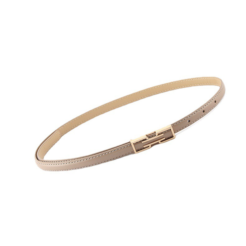 Mode lederen dunne riem dames broekjurk decoratie tailleband effen kleur magere taille riem dames verstelbare tailleband