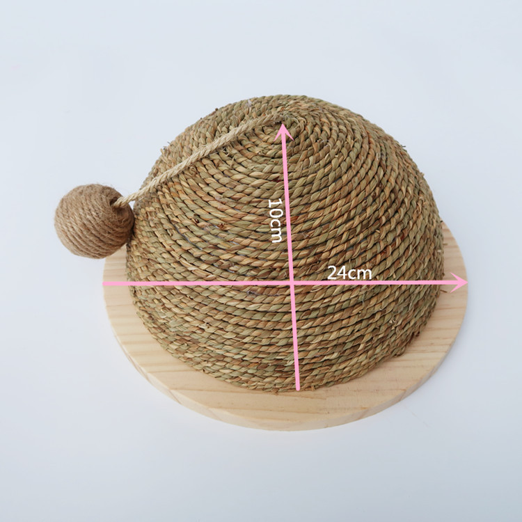 Cat Toys Cat Scratch Board Pad Scratching Posts Kitten Corrugated Paper Pad Cats Grinding Nail Scraper Mat Mattress: 24x24x11.5cm