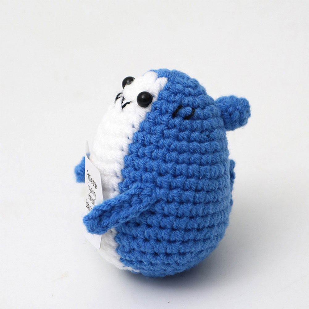 Halloween gehaakte poppen dier/pompoen gehaakte poppen met positieve kaart Kerstmis handgeweven wol pluche pop Home Decor