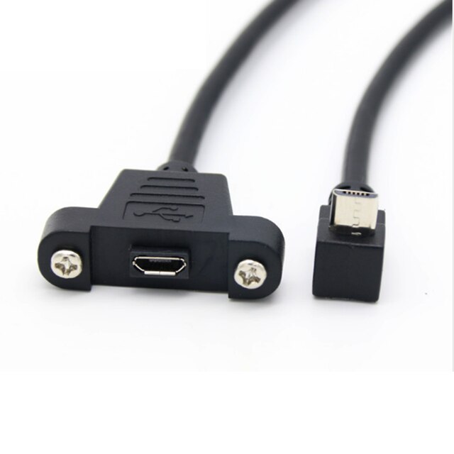 0.3m 0.5m mikro usb 5- ben 90 grader usb 2.0 han s... – Grandado