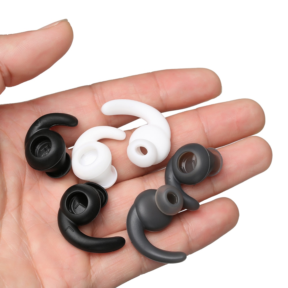 3 paar s/m/l siliconen oordopjes hoes met oorhaak zachte oorkussens hoes voor jbl sport bluetooth headset beschermhoes