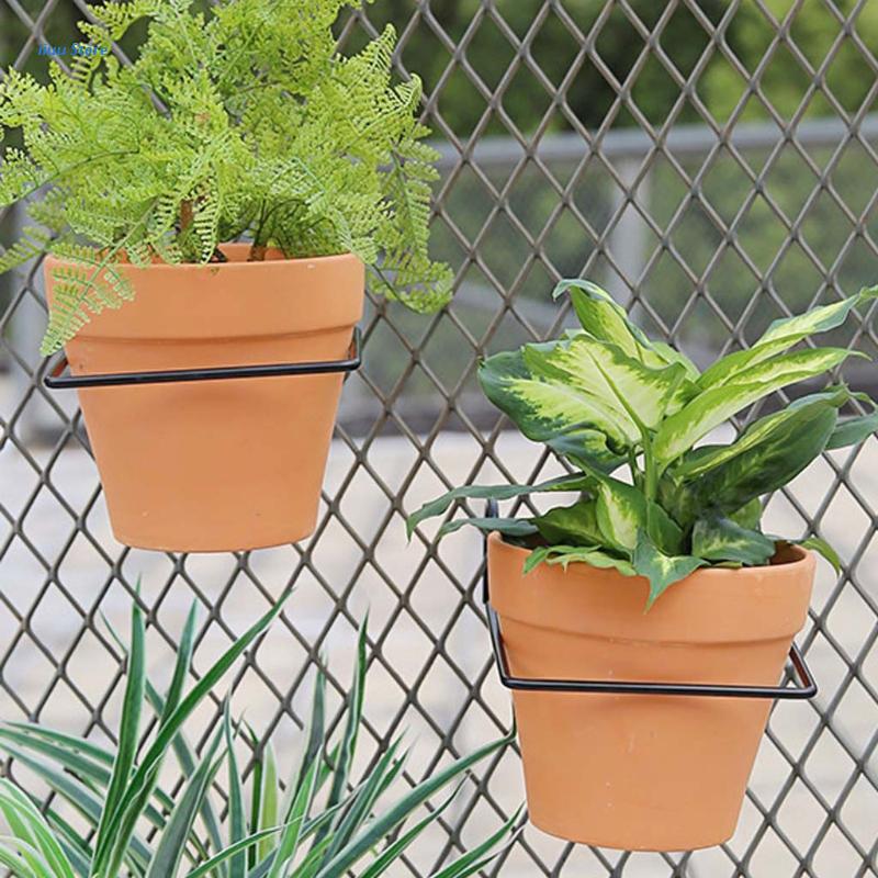 Garten Liefert Hängen Pflanzen Halterung Balkon Blumentopf Gestell Außen Geländer L5Ihr