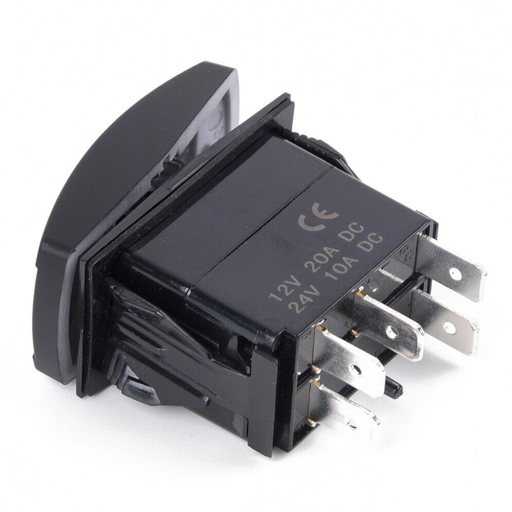 3pcs/set Front&Rear&LED Light Bar Rocker Switch for UTV Polaris RZR 900 1000 Ranger