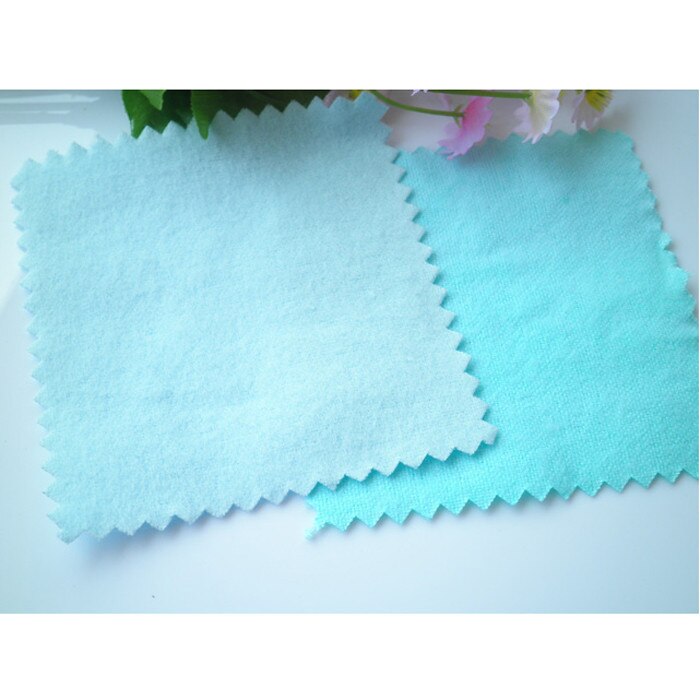 1/5 pièces polonais tissu au détail de bijoux polissage polissage polissage outil propre bijoux nettoyant chiffon