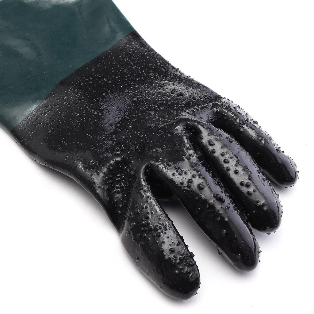 1 par kraftige handsker 7 '' x24 '' sandblæsning sandblæser sandblæsningsskab