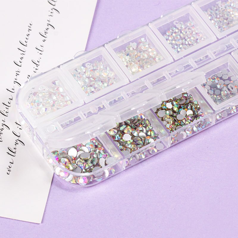 1440 st spik strass ansikte 2022 tips alla för manikyr decoracion uñas handarbete tillbehör kawaii figurer box nyheter