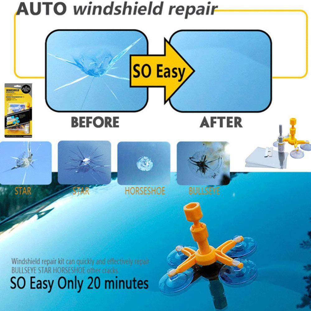 Autostyling voorruit reparatieset auto raam glas gereedschap gereedschap auto raam polijsten scherm barst reparatie reparatie kras restauratie  y2 b 4