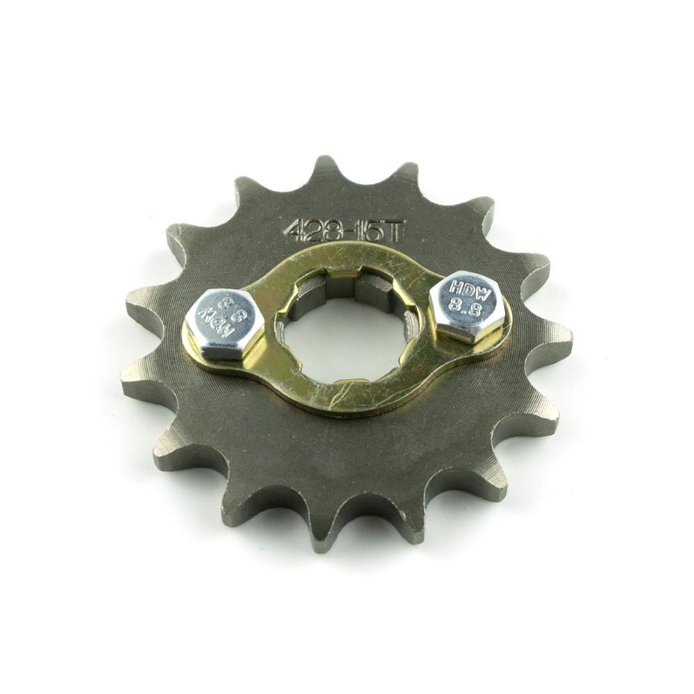 Voor Motor 428 #10T 11T 12T 13T 14T 15T 16T 17T 18T 19T Tanden 17Mm 20Mm Kettingwiel Met Retainer Plaat Locker