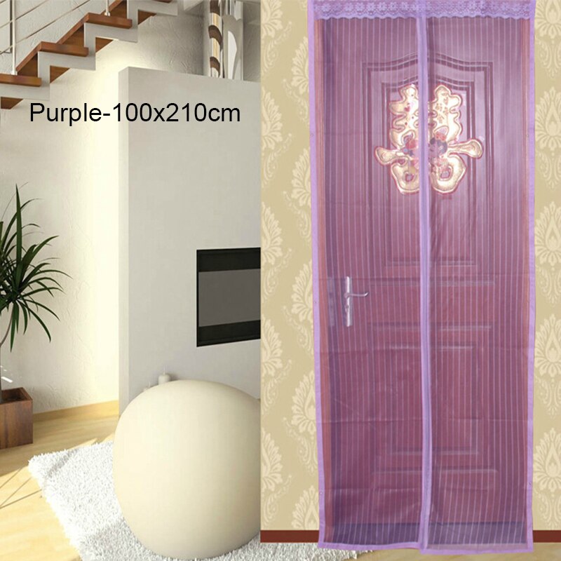 Babykamer Handsfree Voorkomen Klamboe Magnetische Deur Netto Anti Fly Insect Mosquito Deur Scherm Gordijn Mesh Anti mosquito: 12