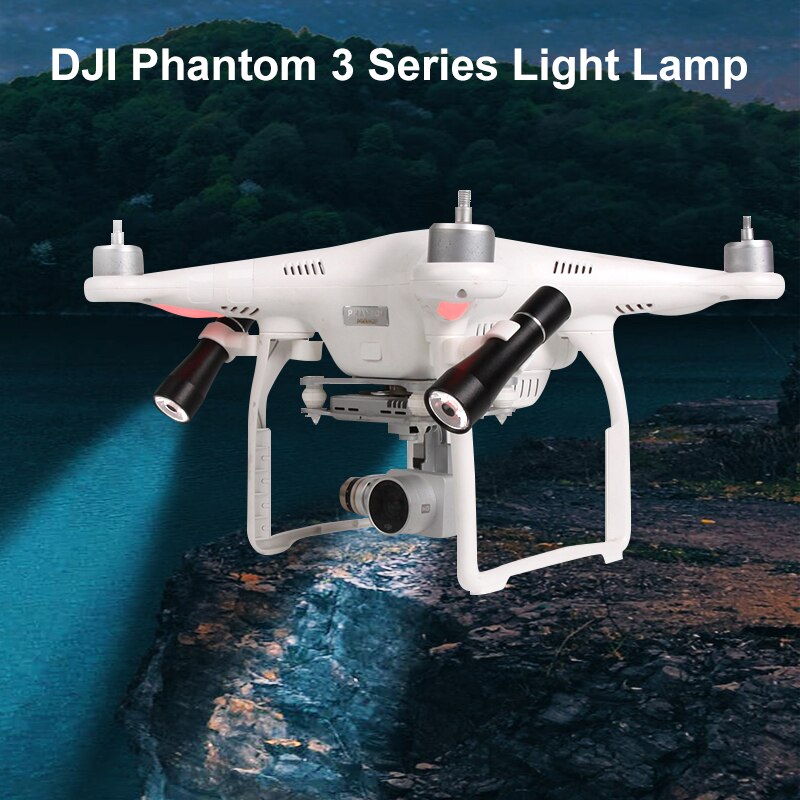 Night Flying Light Led Zoeklicht Voor Dji Phantom 3 Serie Licht Lamp Kit Drone Onderdelen Accessoires